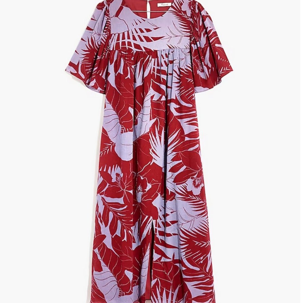Madewell Flutter Sleeve Caftan - Size Small